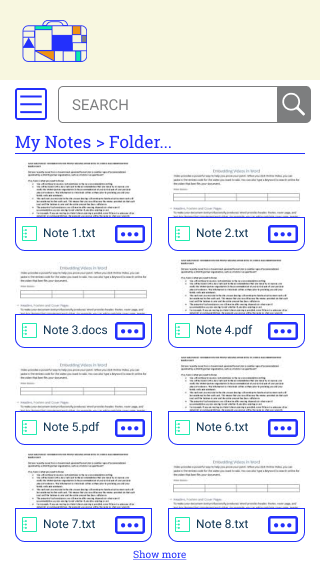 My Note file